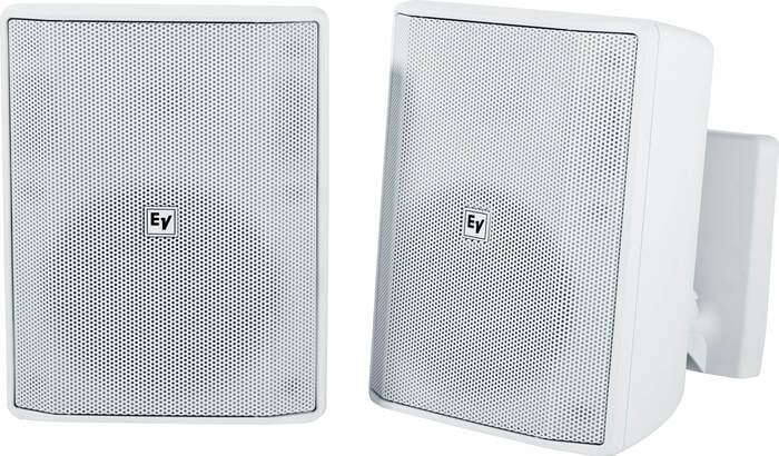 Electro-Voice EVID-S4.2TW - Speaker 4” Cabinet 70/100v Ip54. Pair Only, White