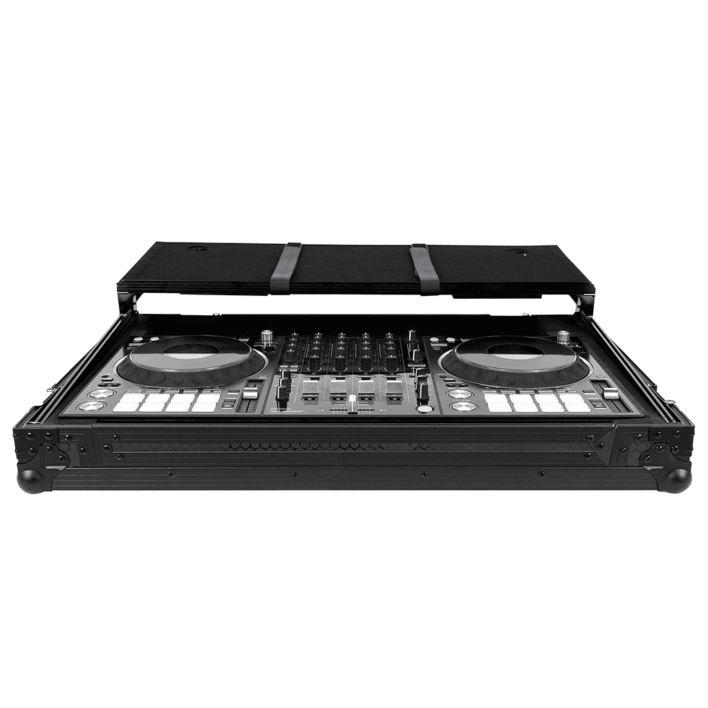 Pioneer DJ DDJ-FLX10-W (White) + Headliner HL10013 Flight Case Bundle.