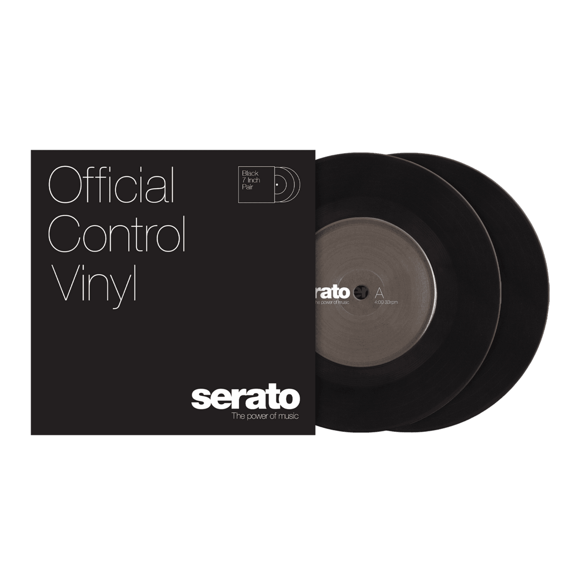 Serato Performance Series 7" Control Vinyl (Pair, Black).