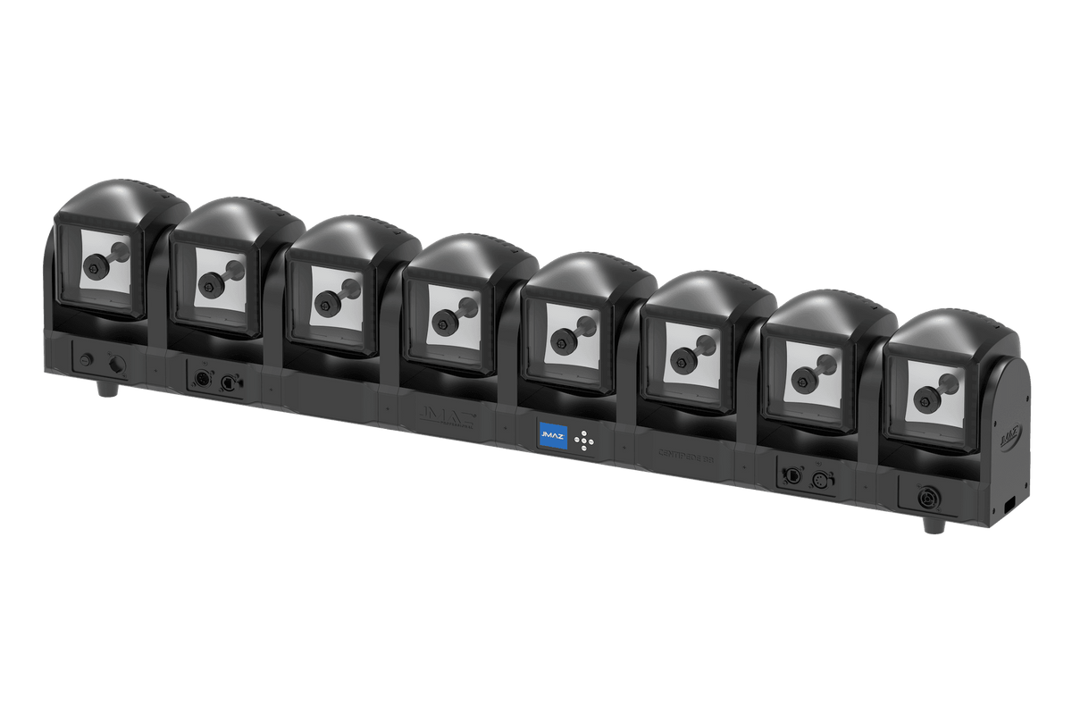 JMAZ PROFESSIONAL CENTIPEDE B8 - RGBW LED Intelligent 8 Head Bar.