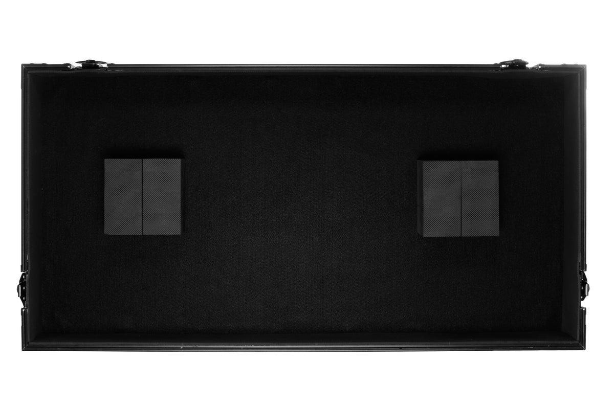 Odyssey 810141 - Industrial Board Glide Style Case Fitting Most 12″ DJ Mixers and Two Pioneer CDJ-3000.