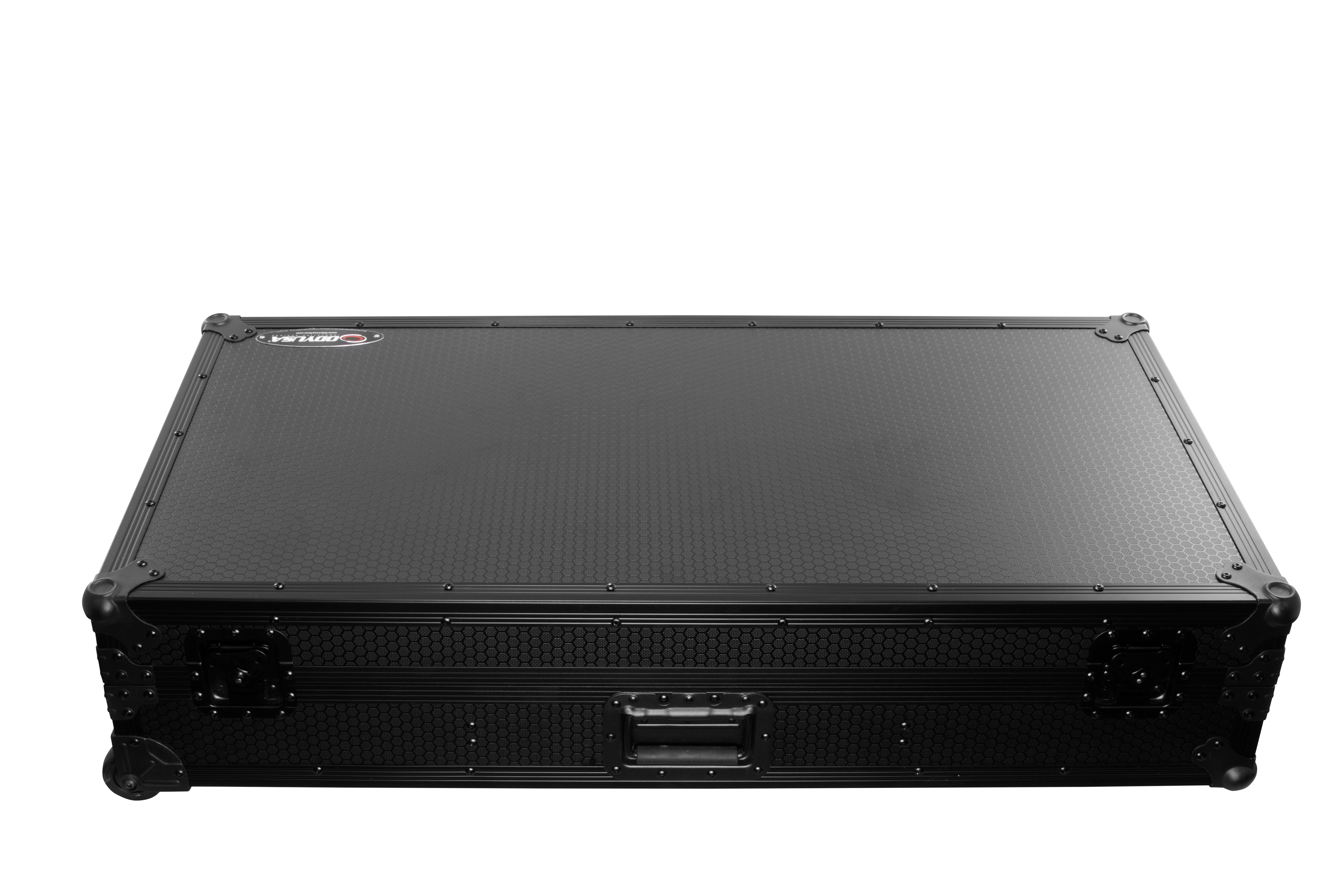 Odyssey 810141 - Industrial Board Glide Style Case Fitting Most 12″ DJ Mixers and Two Pioneer CDJ-3000