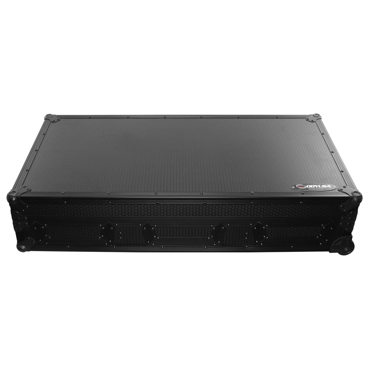 Odyssey 810141 - Industrial Board Glide Style Case Fitting Most 12″ DJ Mixers and Two Pioneer CDJ-3000