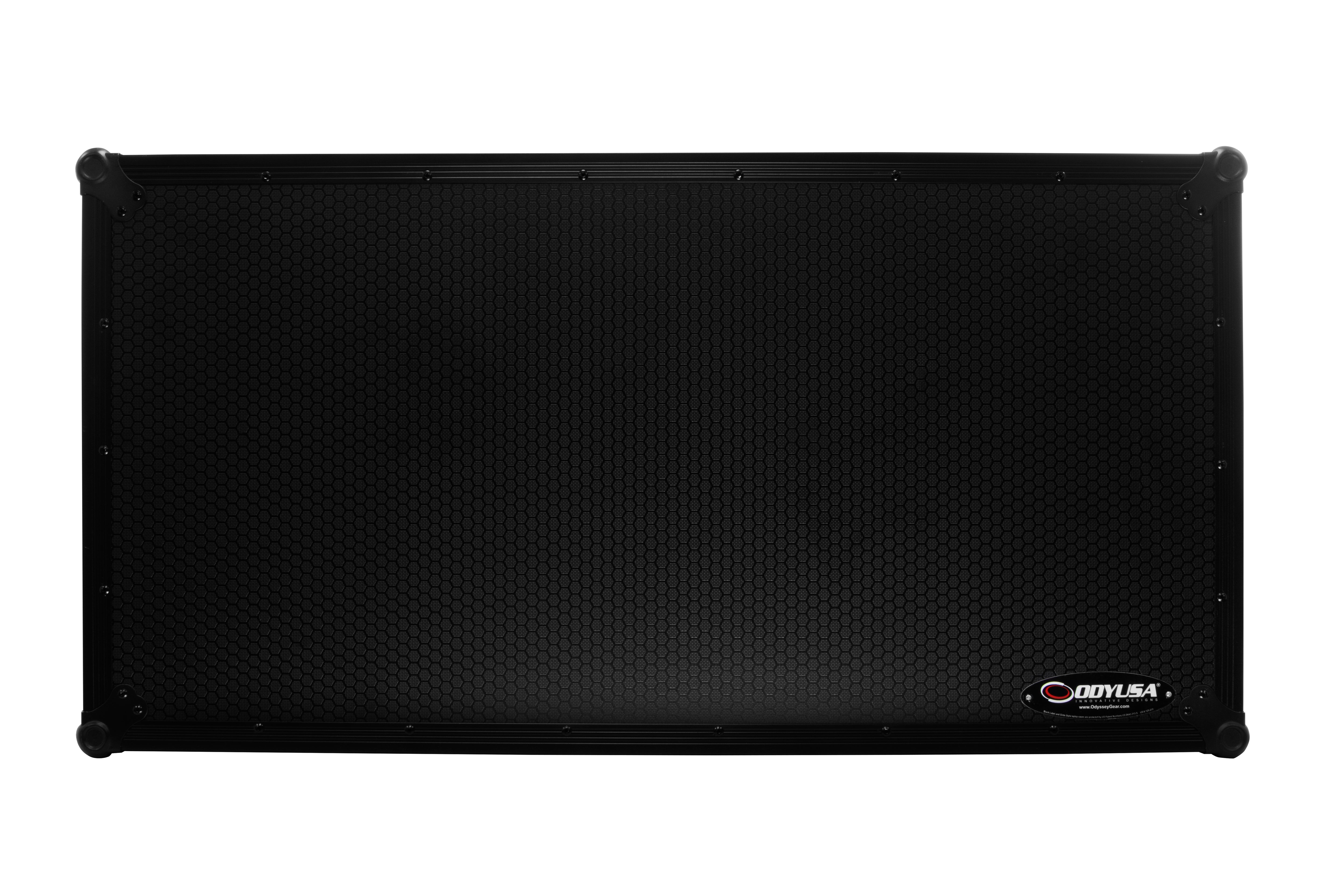 Odyssey 810141 - Industrial Board Glide Style Case Fitting Most 12″ DJ Mixers and Two Pioneer CDJ-3000