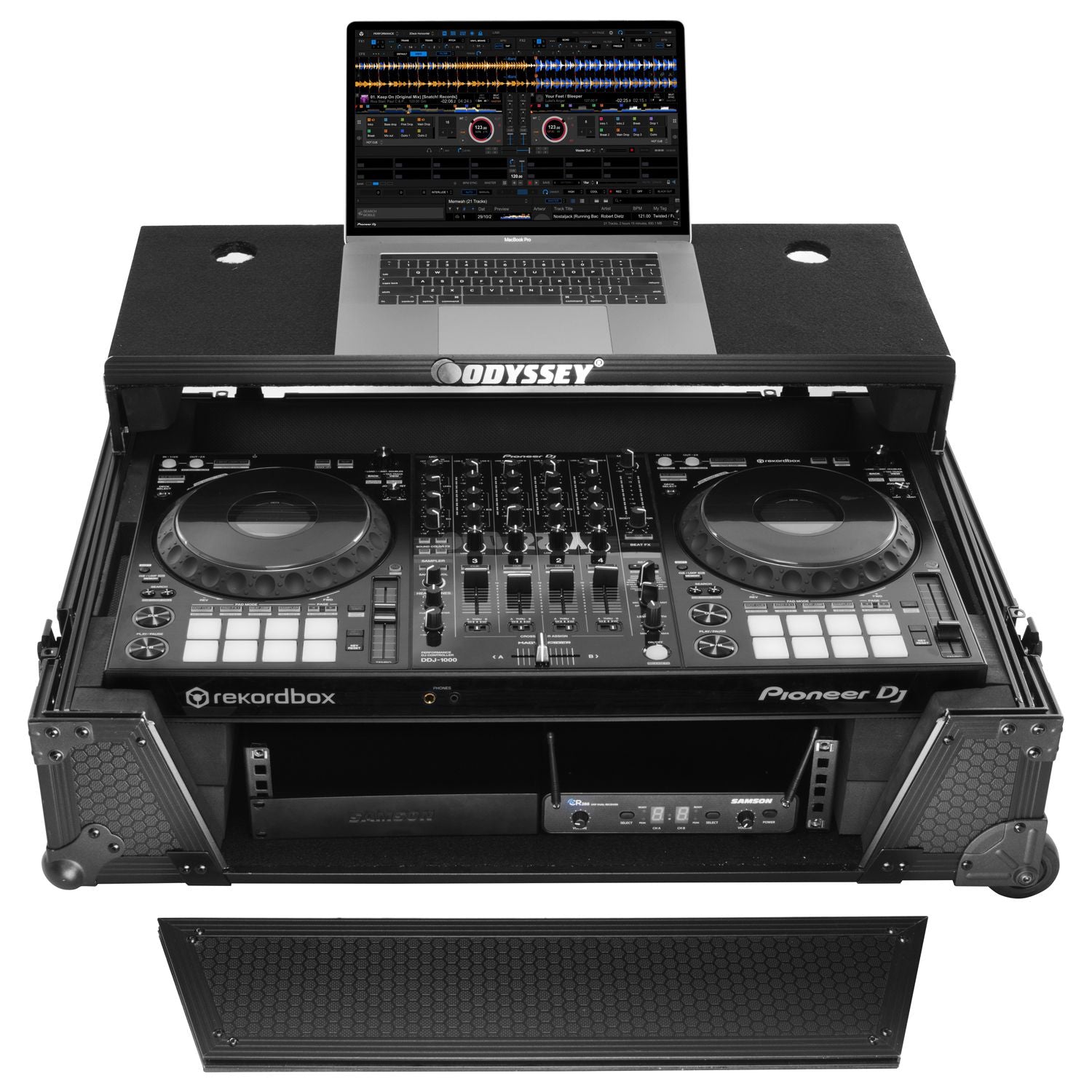 Odyssey 810240 Pioneer DDJ-1000 case - open