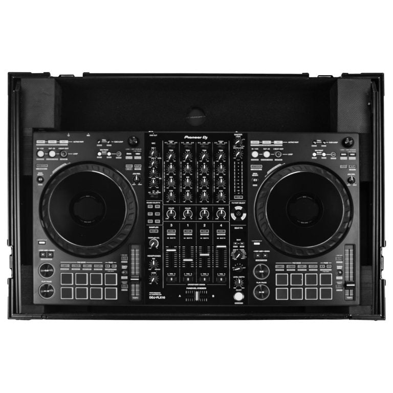 Odyssey 810GSFLX10M - Pioneer DJ DDJ-FLX10 I-Board Flight Case with Glide Style Laptop Platform and Wheels