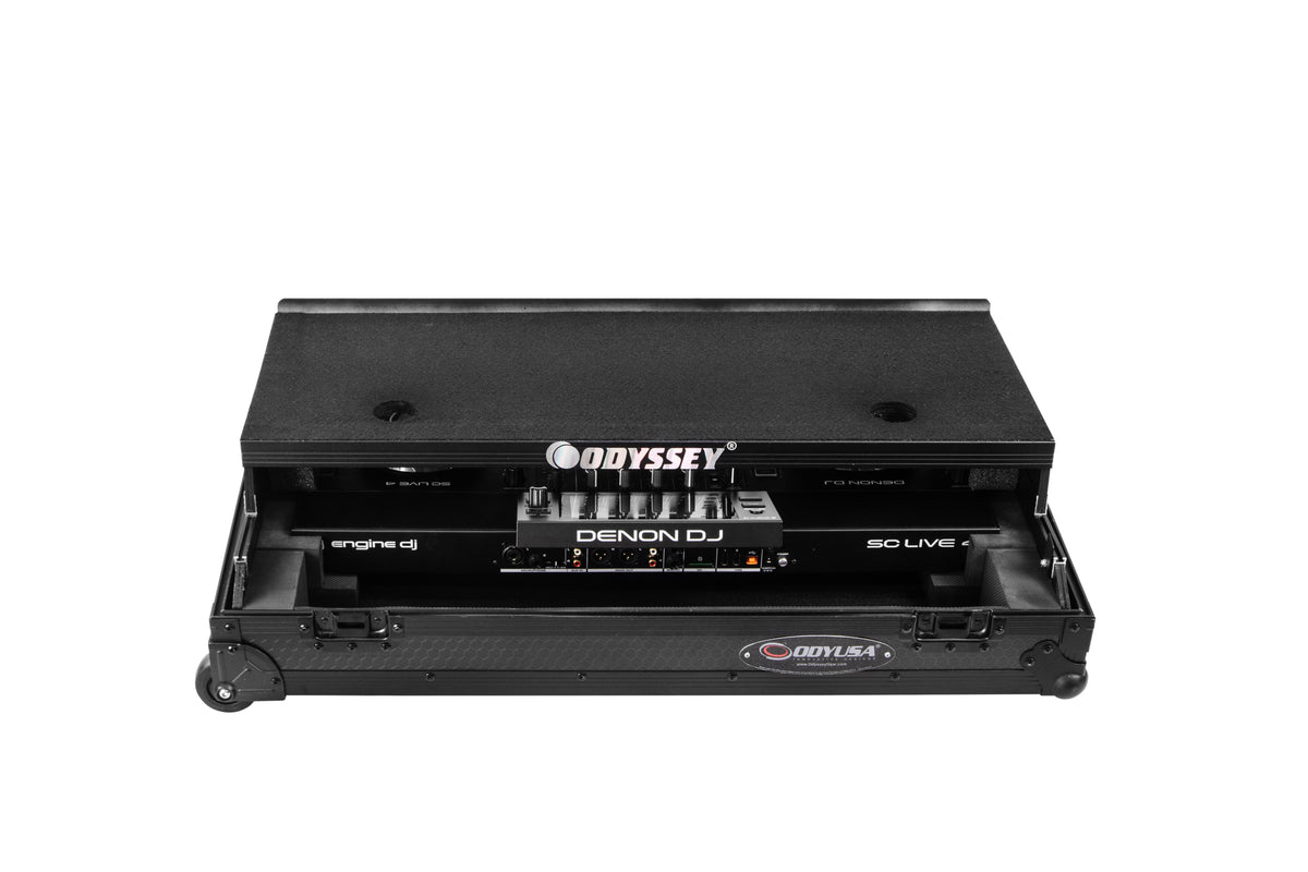 Odyssey 810SC4M - Denon DJ SC LIVE 4 I-Board Flight Case with Glide Style Laptop Platform.