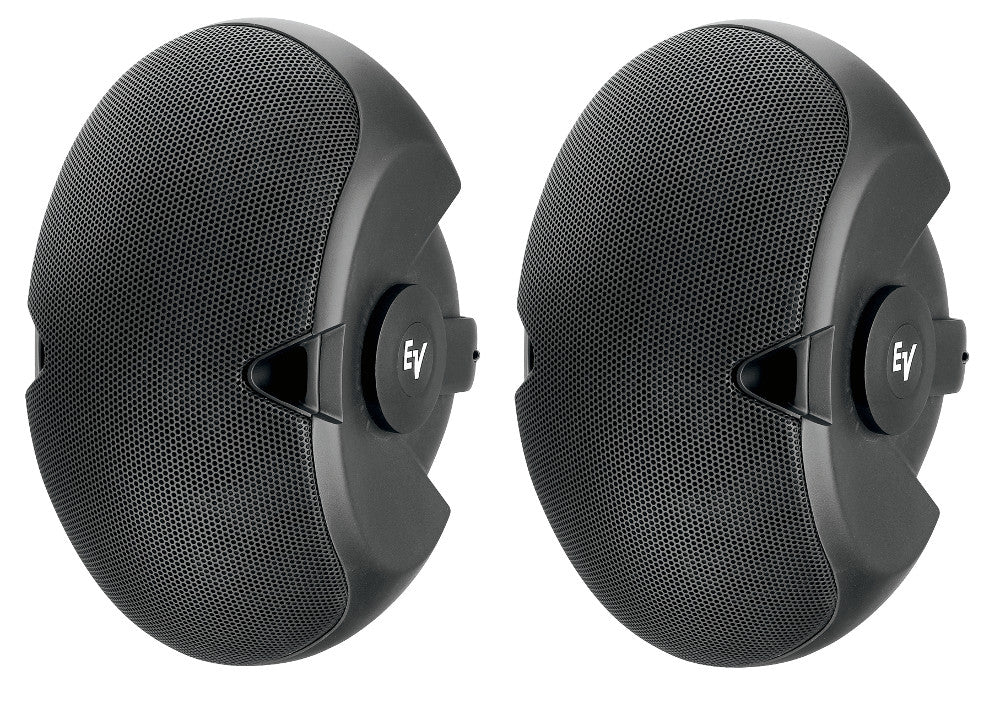 Electro-Voice EVID 6.2 - Pair of 6" 2-Way Surface-Mount Speakers, Black