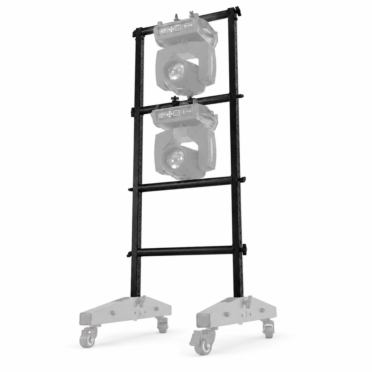 ProX X-ALTO7FTRIG - 7FT U-Grid Lighting Fixture Moving Head Steel Module with 4 Adjustable Bars