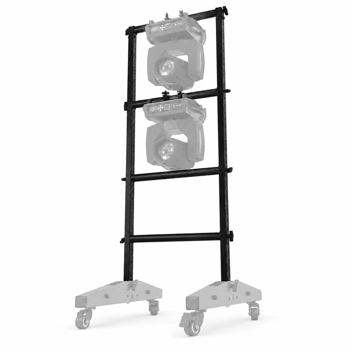ProX X-ALTO7FTRIG - 7FT U-Grid Lighting Fixture Moving Head Steel Module with 4 Adjustable Bars