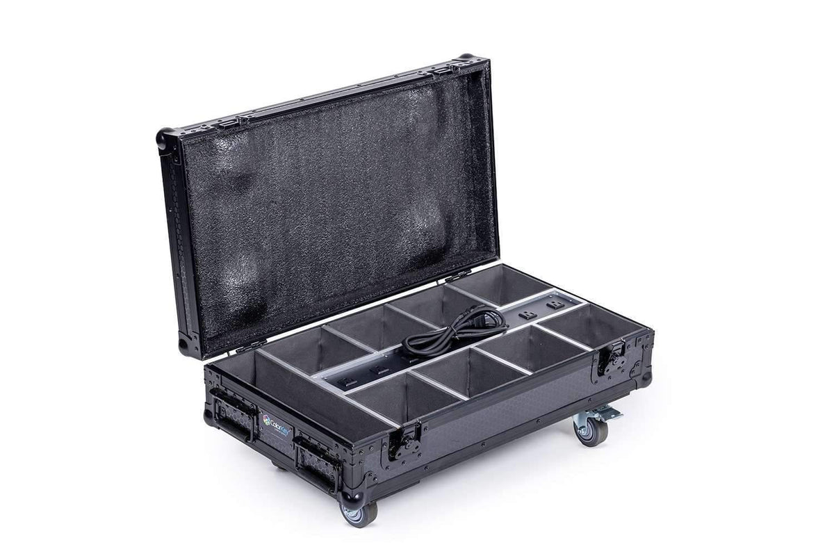 Colorkey MobilePar Mini HEX 4 MKII Charging Road Case - Holds and Charges 8