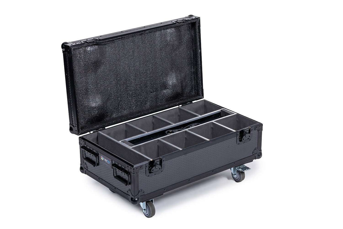 Colorkey MobilePar Pro HEX 6 Charging Road Case - Holds and Charges 8