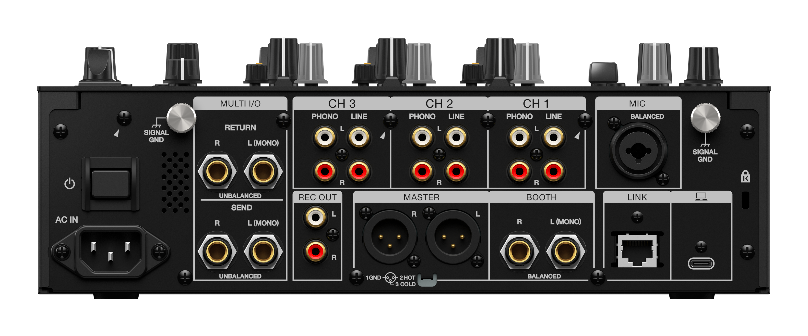 AlphaTheta DJM-V5 - 3-Channel DJ Mixer - Open Box