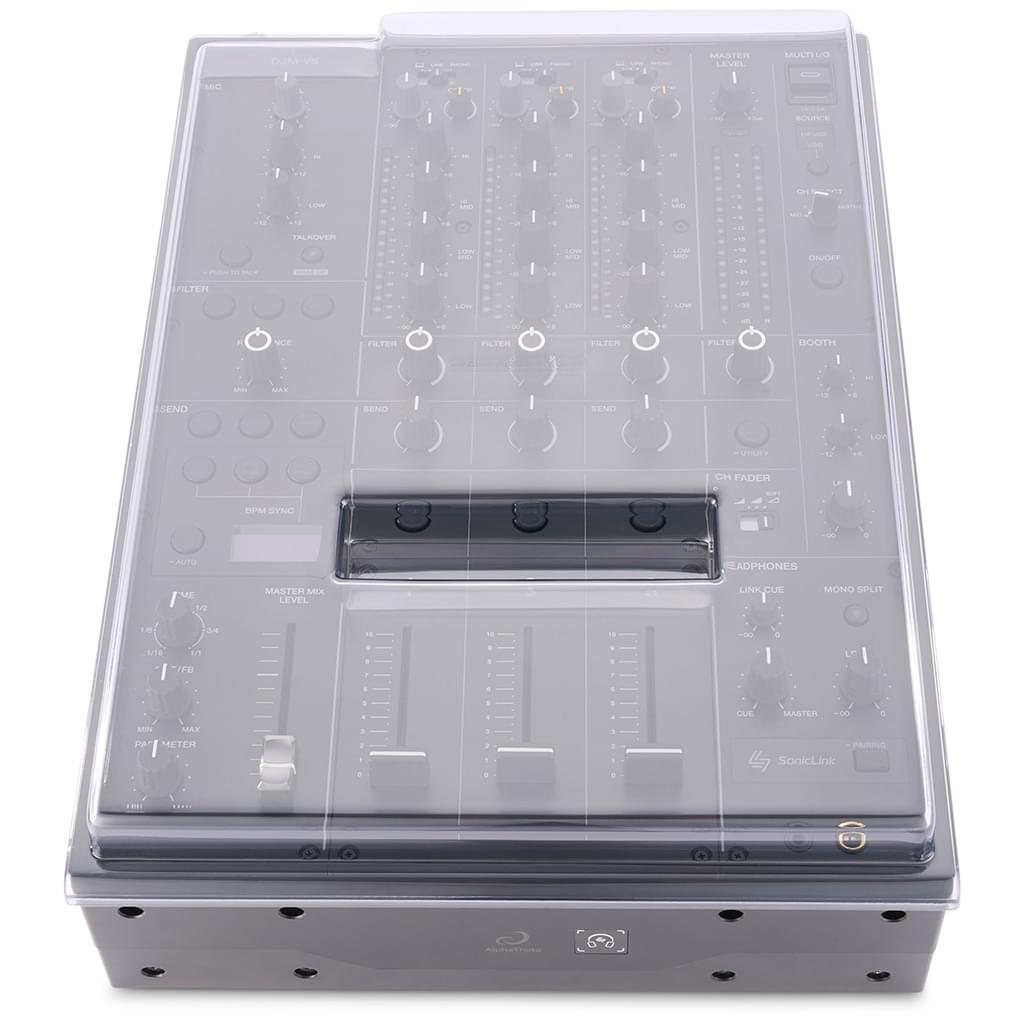 Decksaver DS-PC-DJMV5 cover for DJM-V5, top view