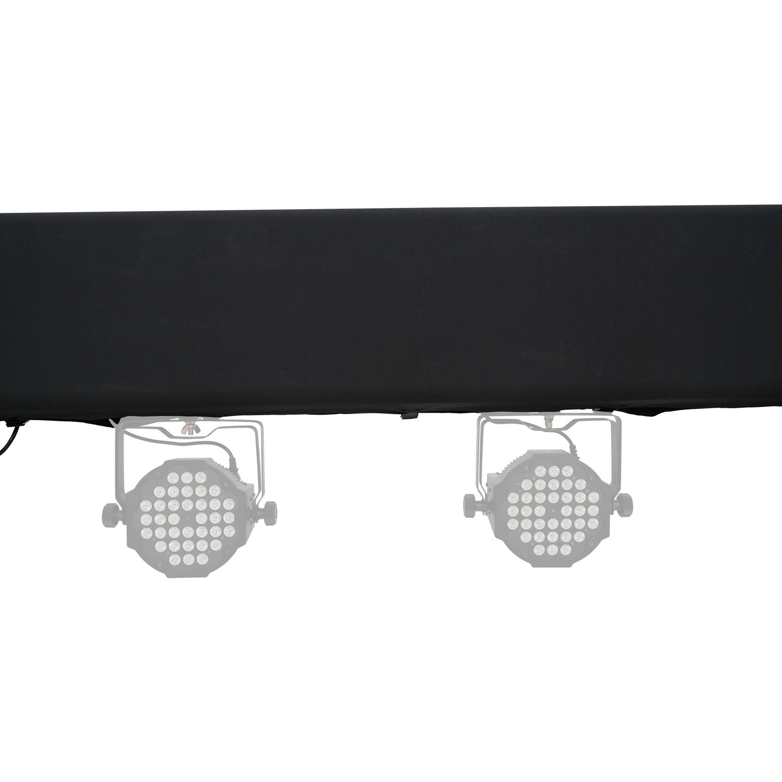 ProX Pair 8.20 FT 2.50M Box Truss 3 Side Black Scrim Cover incl. Bag