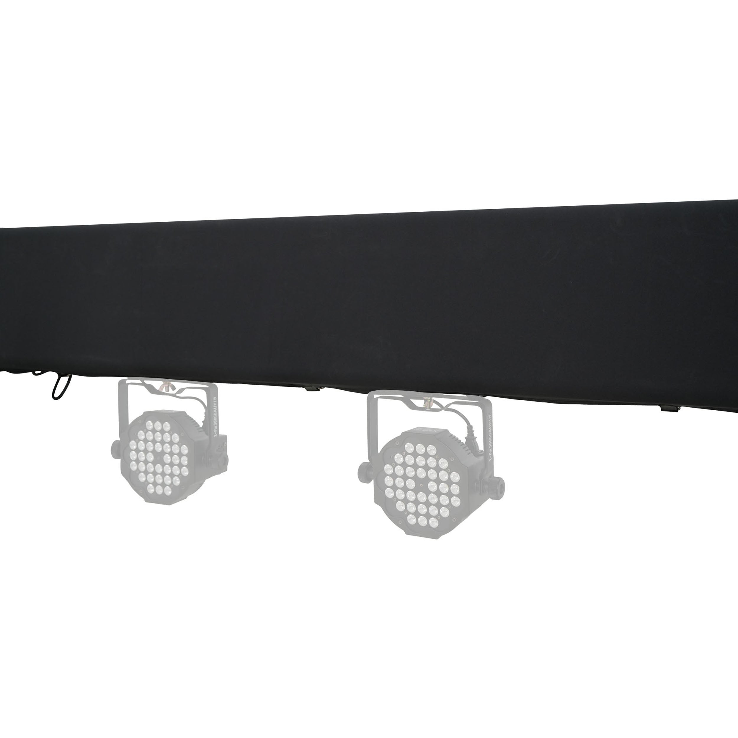 ProX Pair 8.20 FT 2.50M Box Truss 3 Side Black Scrim Cover incl. Bag