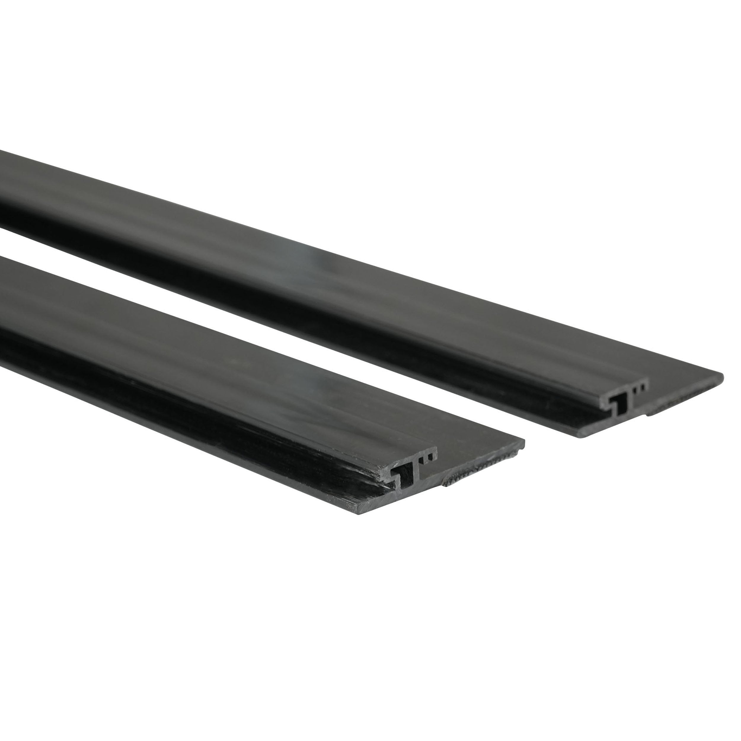 ProX Stage Skirt Hook Profile Bar with Integrated Hook-and-Loop Strip – 2ft Sliding Mount (4 Pack)