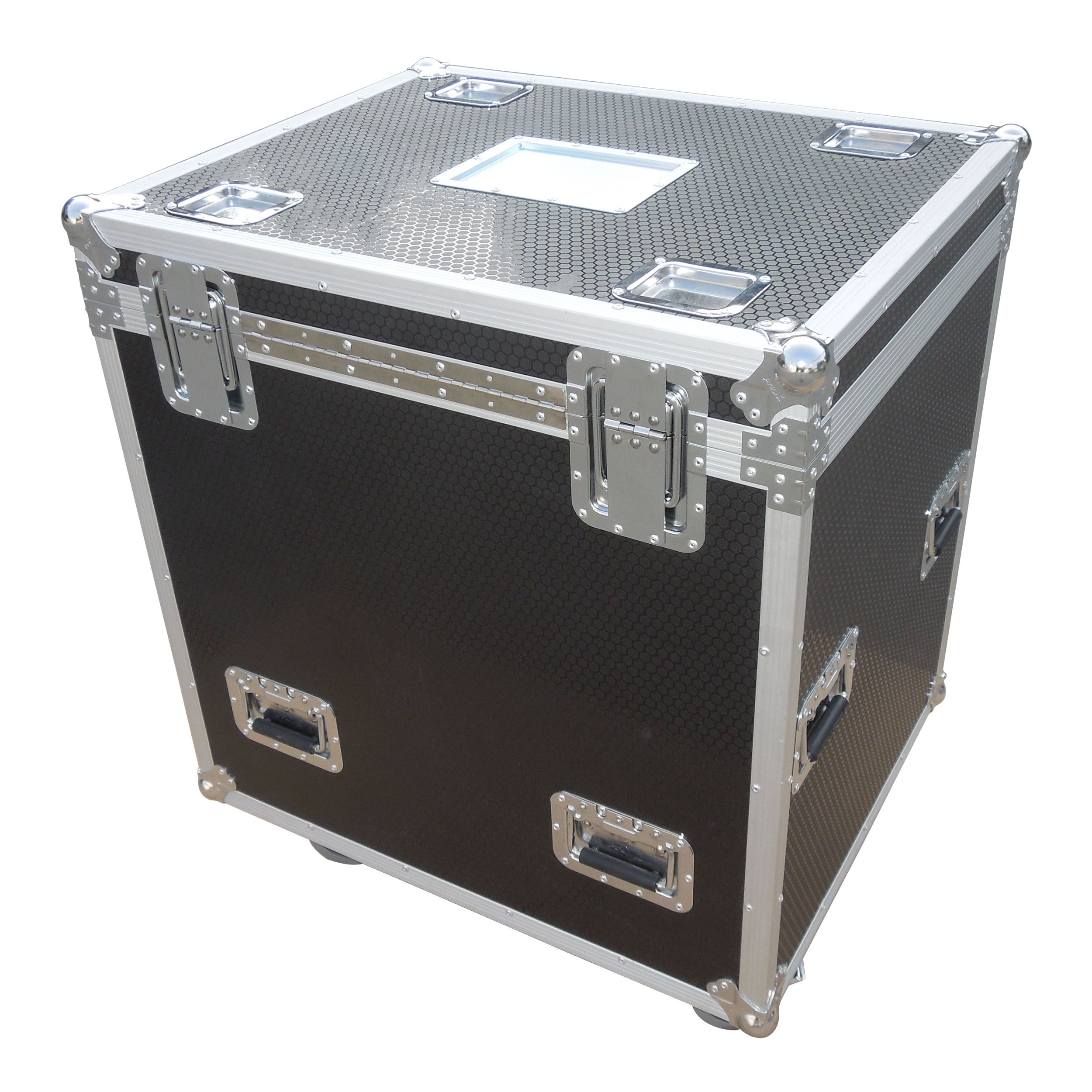 ProX TruckPax Utility ATA Flight Case Truck Storage Road Case with Dividers Tray and 4" in casters – 24"x30"x36" Ext