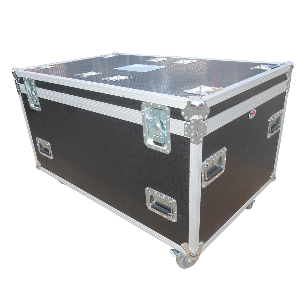 ProX TruckPax Utility ATA Flight Case Truck Storage Road Case with Dividers Tray and 4" in casters – 48"x30"x30" Ext.
