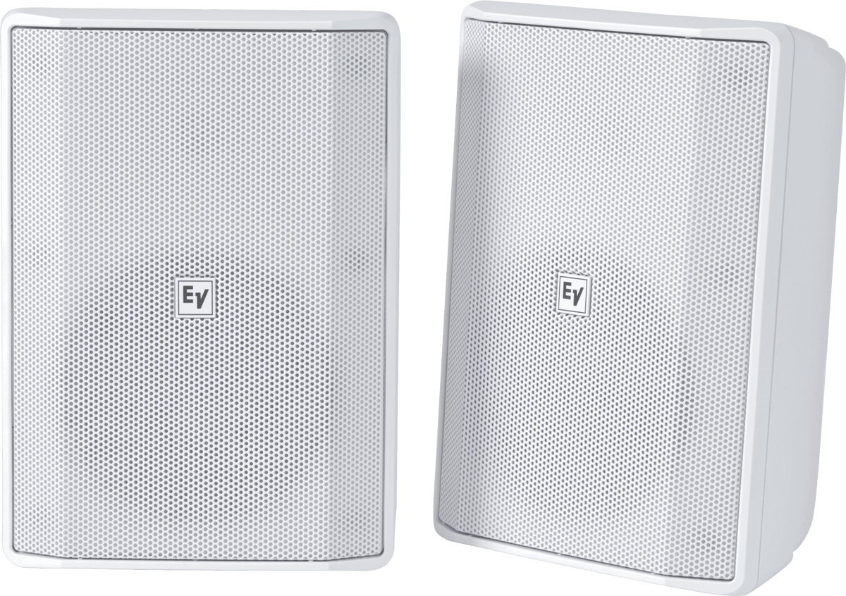 Electro-Voice EVID-S5.2XW - Speaker 5” Cabinet 70/100v Ip65. Pair Only, White