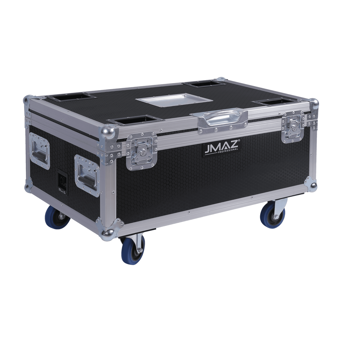 JMAZ PROFESSIONAL Electro PAR W7 6PK - RGB+LIME Battery-Powered Outdoor LED PAR Light Kit w/ Charging Road Case