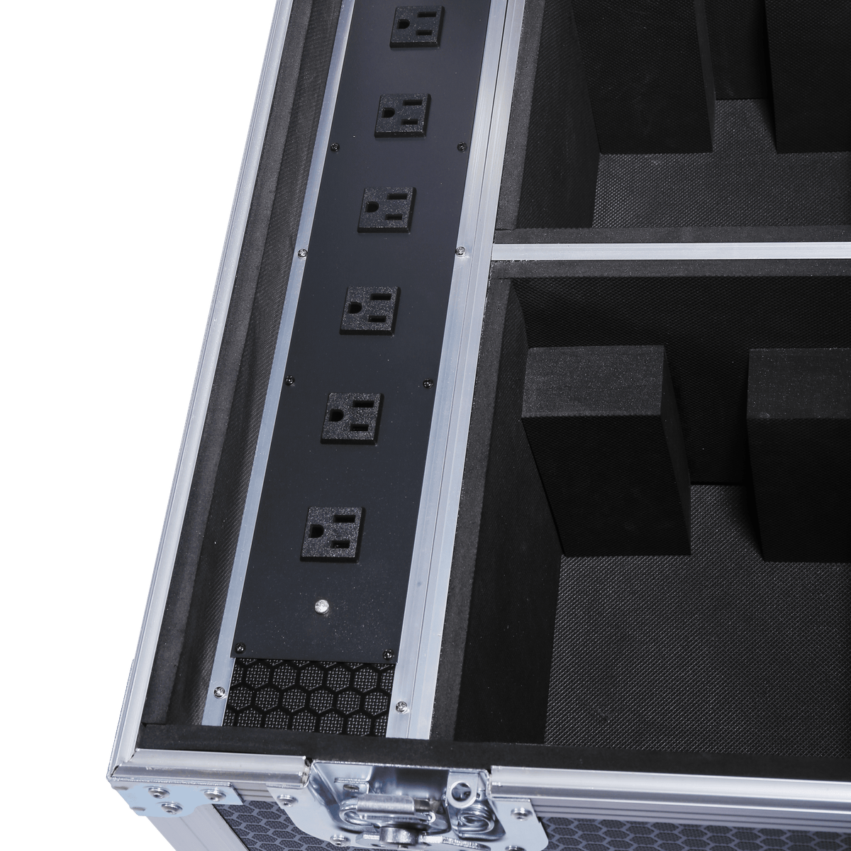 JMAZ PROFESSIONAL Electro PAR W7 6PK - RGB+LIME Battery-Powered Outdoor LED PAR Light Kit w/ Charging Road Case