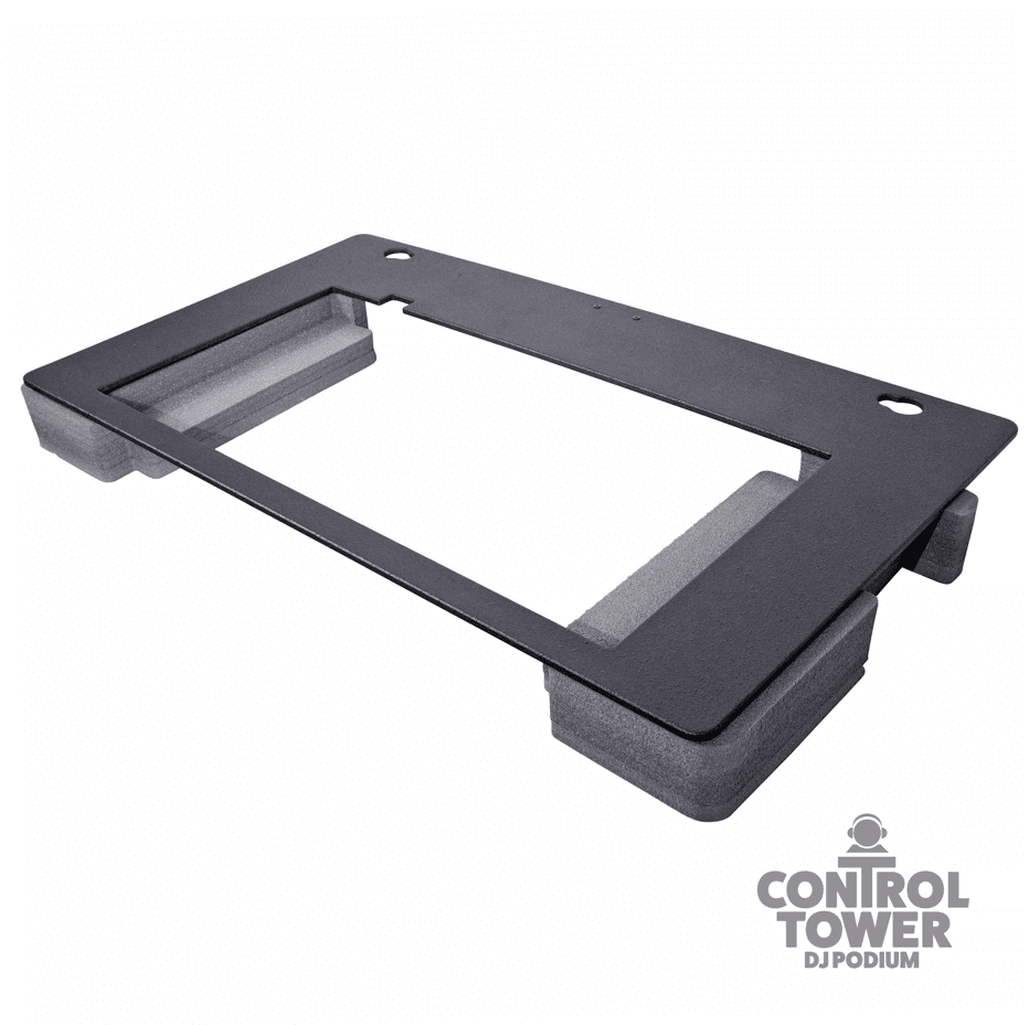 ProX Replacement for DDJ1000 SRT Top Face Plate for Control Tower DJ Podium Black Finish.