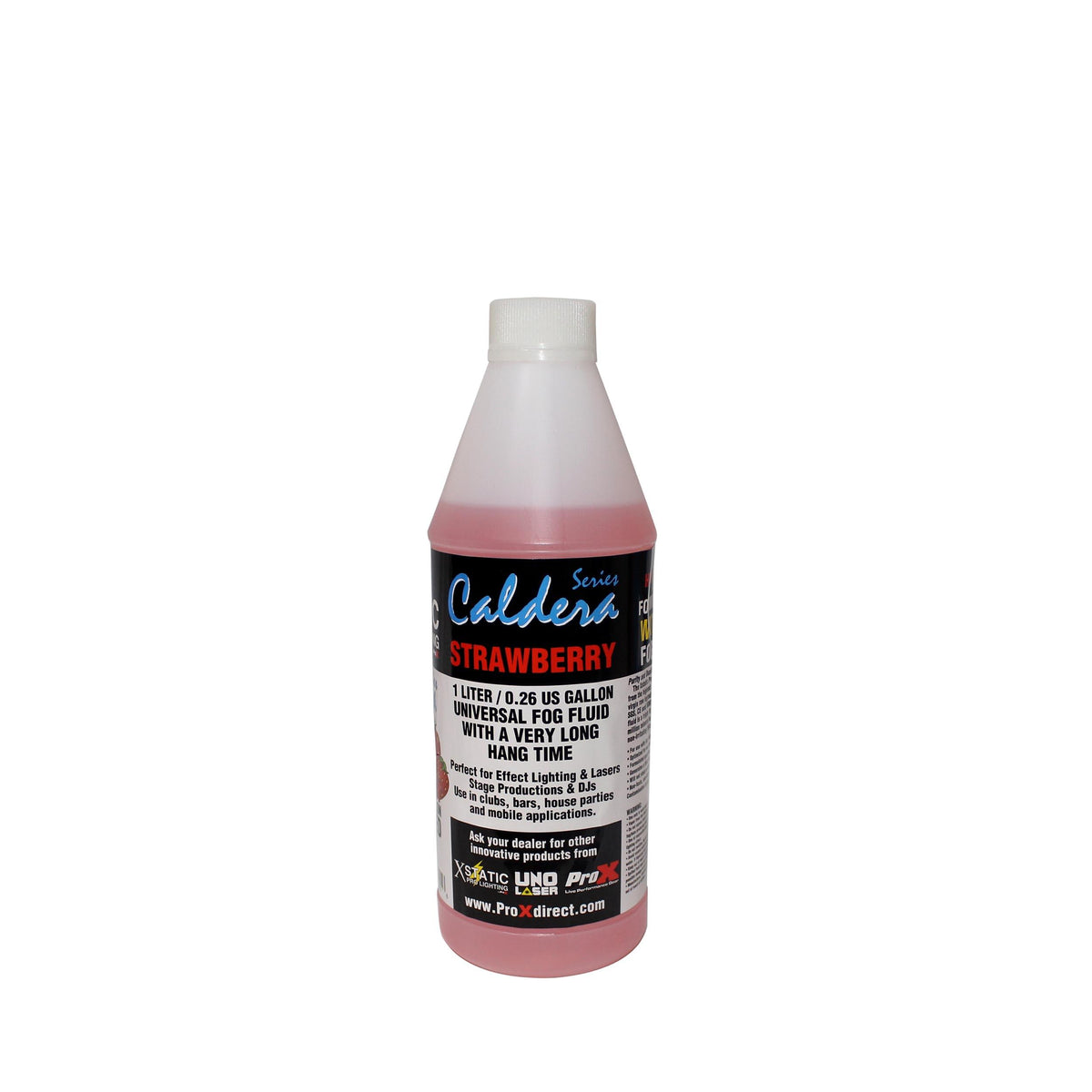 ProX STRAWBERRY DJ Fog Fluid Water Based Fog Machine Liquid Replacement – 1 Quart.
