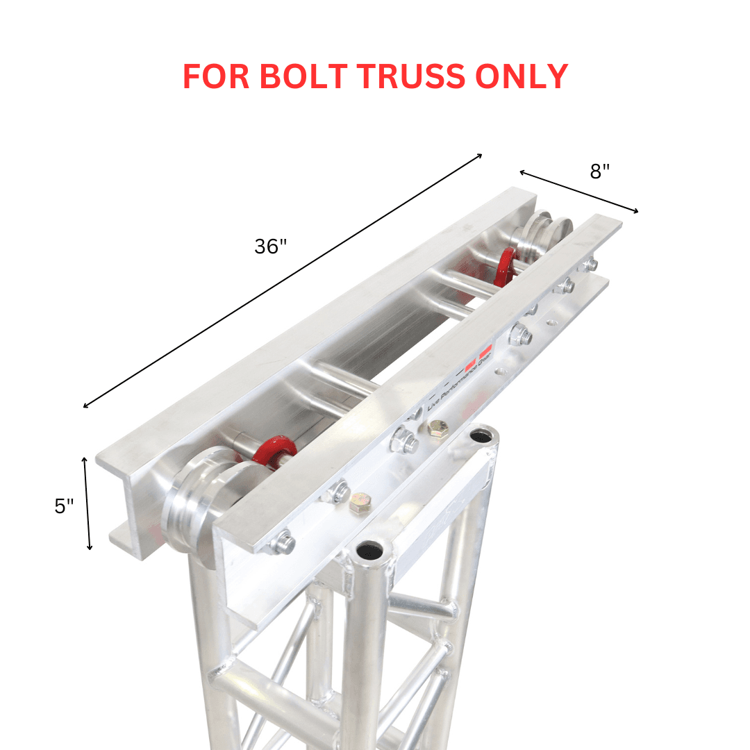 ProX Top Truss Section for Electric or Manual Motor Pully Mechanism for 12" Bolted Segment.
