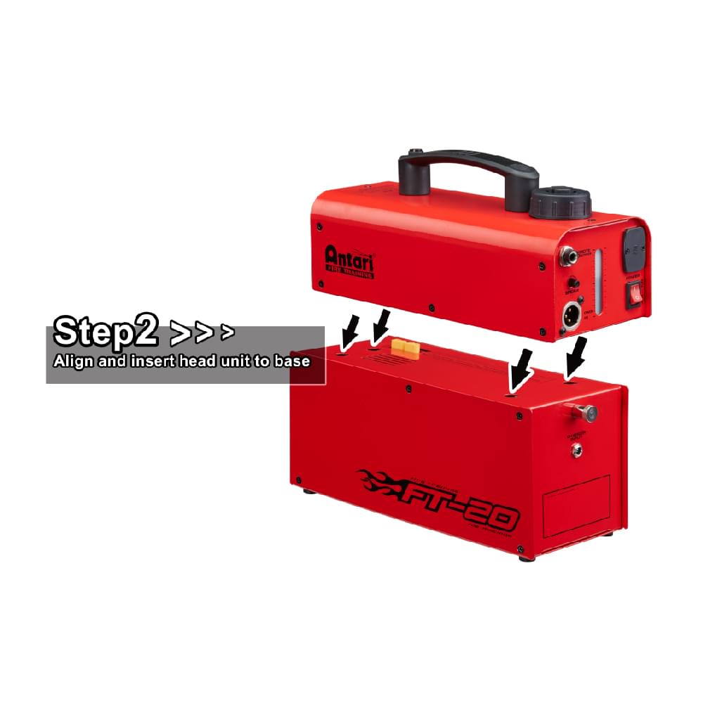 Antari FT-20X - DC 12V Battery-Operated Mobile Smoke Generator - FLM-05P Fluid Only!