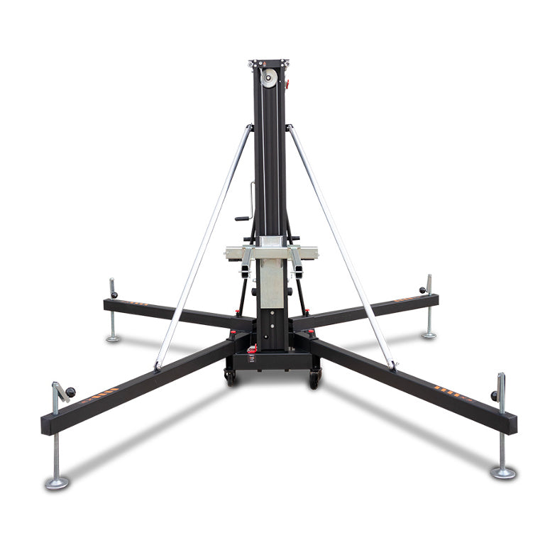 ProX FANTEK Spain Compact Front Loading Lifting Line Array Systems Tower 992 lbs Cap Max Height 26 ft Incl Line Array Adapter