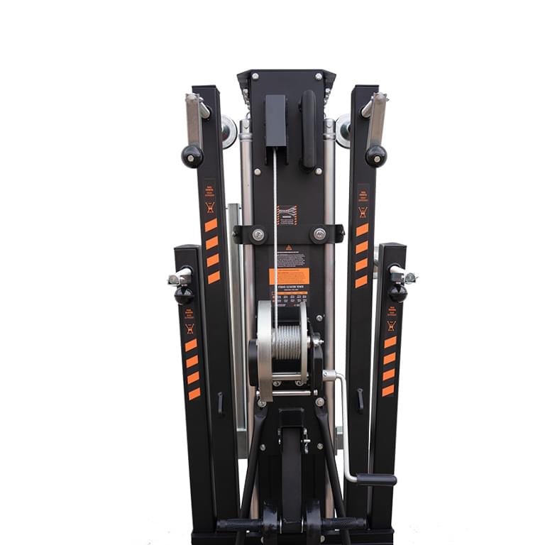 ProX FANTEK Spain Compact Front Loading Lifting Line Array Systems Tower 992 lbs Cap Max Height 26 ft Incl Line Array Adapter.