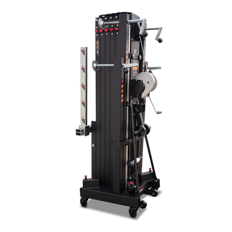 ProX FANTEK Spain Compact Front Loading Lifting Line Array Systems Tower 992 lbs Cap Max Height 26 ft Incl Line Array Adapter.