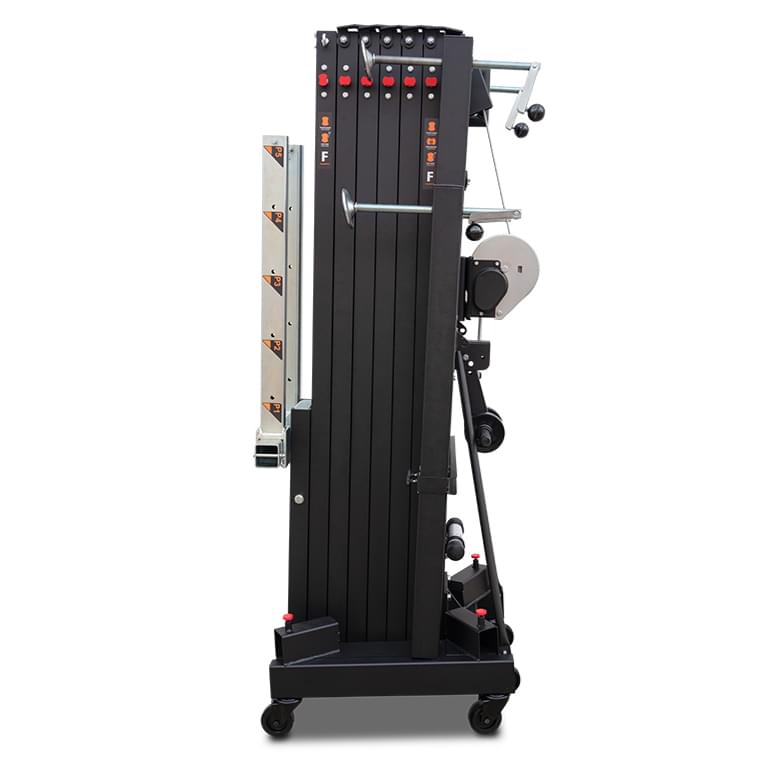 ProX FANTEK Spain Compact Front Loading Lifting Line Array Systems Tower 992 lbs Cap Max Height 26 ft Incl Line Array Adapter.