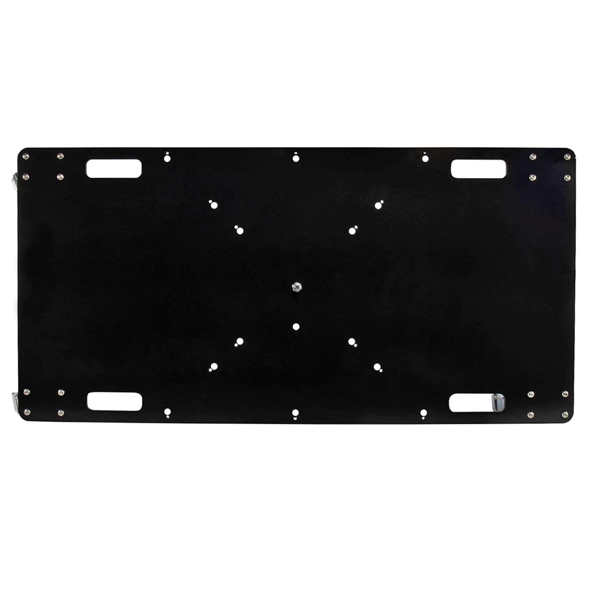 ProX Truss Modular 2X Rapid U Grid Trio Package for Lighting - Moving Heads W-Rolling Aluminum Baseplate | Black Finish.