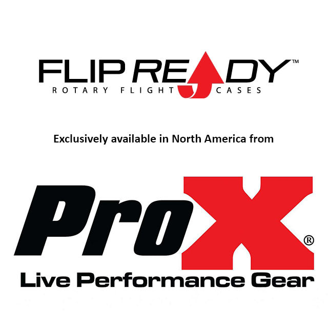 ProX MIDAS M32R Flip-Ready Hydraulic Console Easy Retracting Lifting 1U Rack Space Case by ZCASE