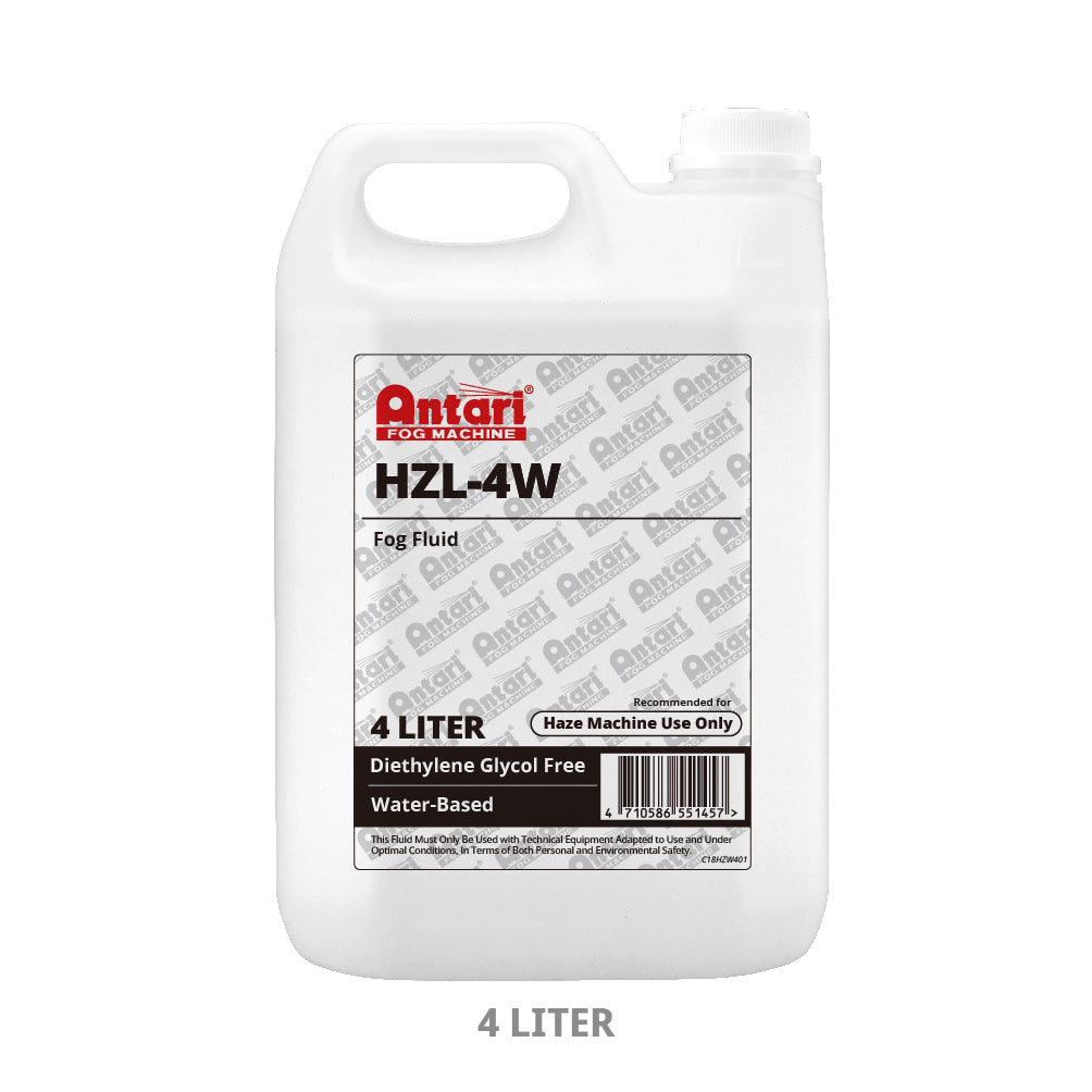 Antari HZL-4W Water Based Haze Fluid 4 Liter