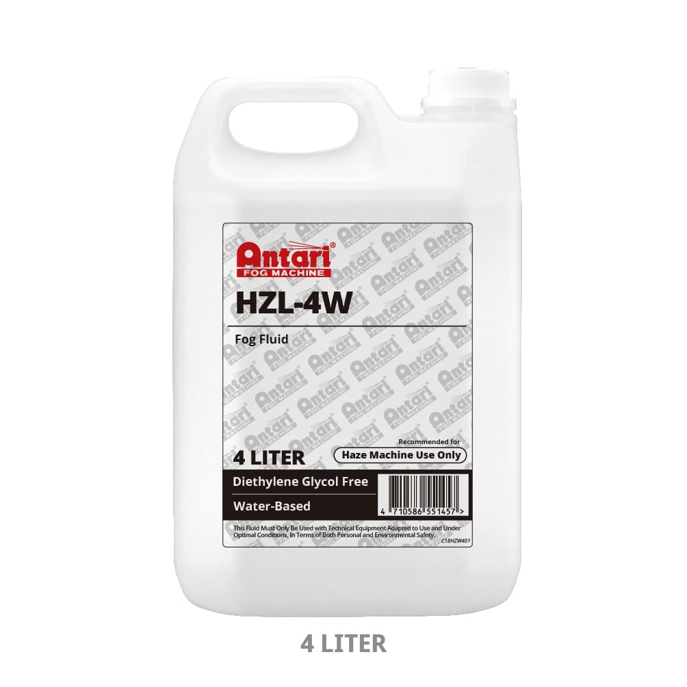 Antari HZL-4W Water Based Haze Fluid 4 Liter