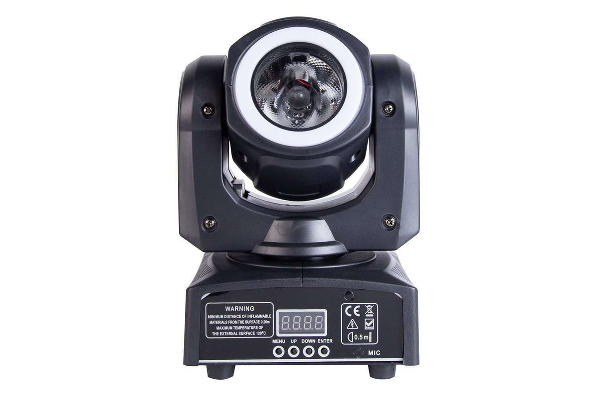 Colorkey Mover Halo Beam QUAD MKII - RGBW Beam Moving Head with LED Halo