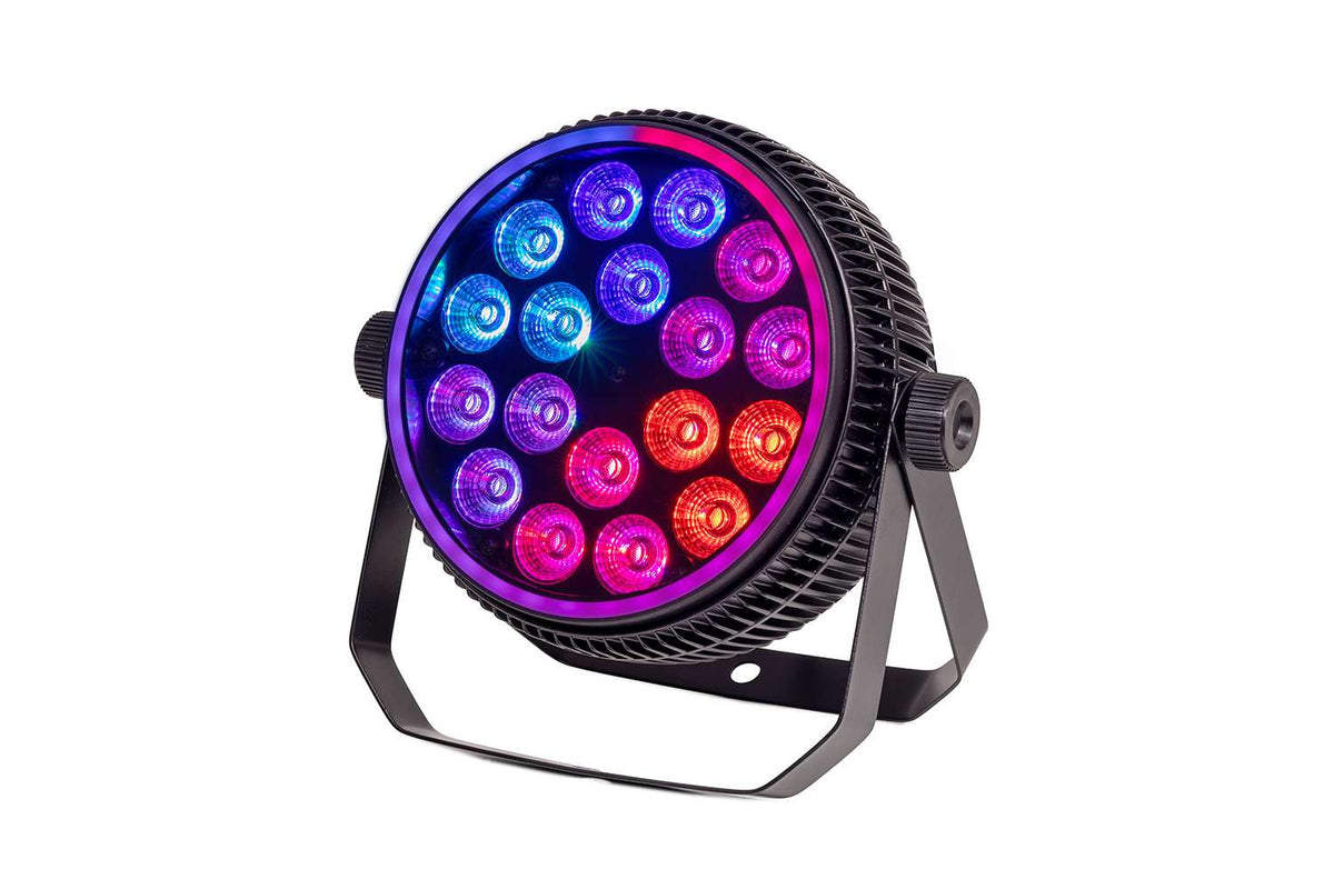 Colorkey Halo Par HEX 18P - RGBWA+UV LED Wash Par with Pixel Halo