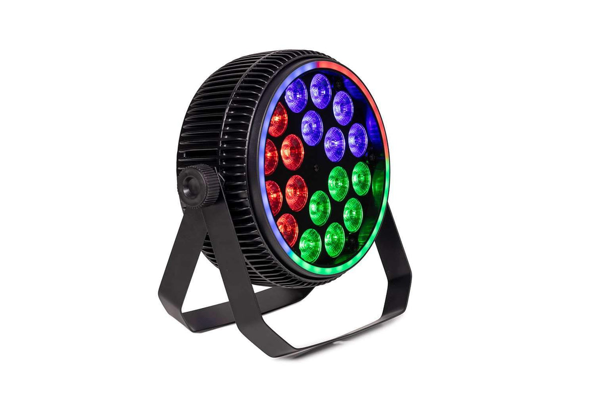 Colorkey Halo Par HEX 18P - RGBWA+UV LED Wash Par with Pixel Halo