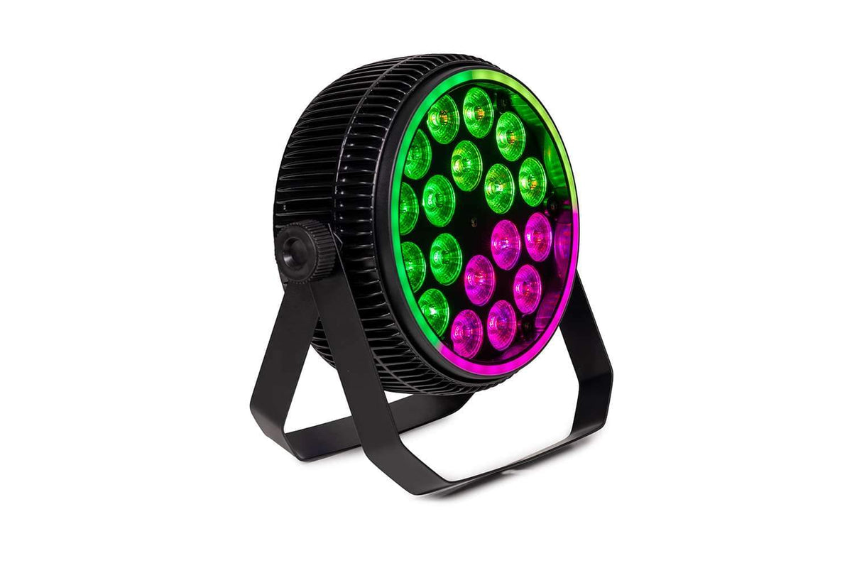 Colorkey Halo Par HEX 18P - RGBWA+UV LED Wash Par with Pixel Halo