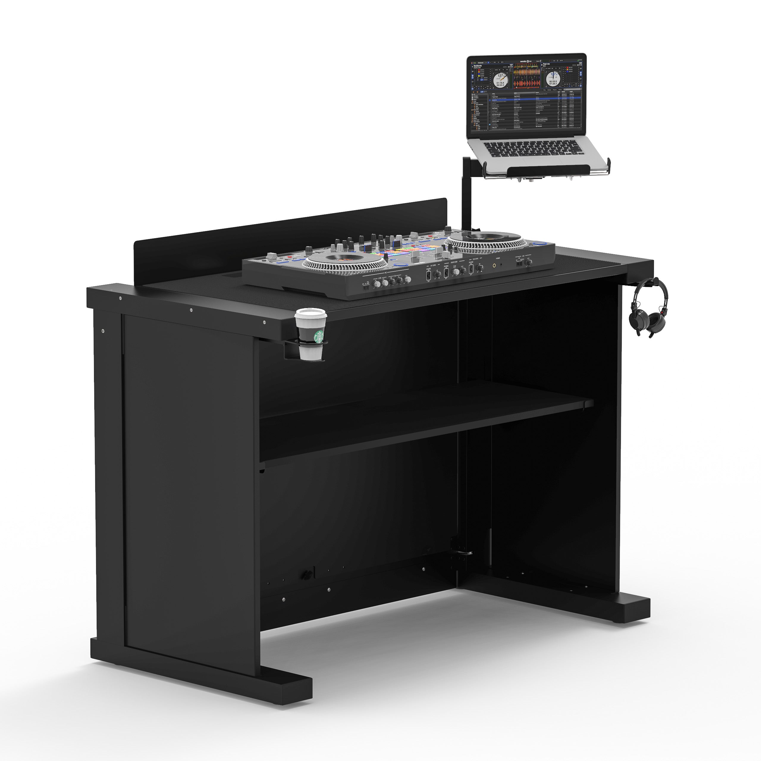 ProX BLACK B3 Quick Folding DJ Controller Turntable CD-J Facade Table Workstation by Humpter