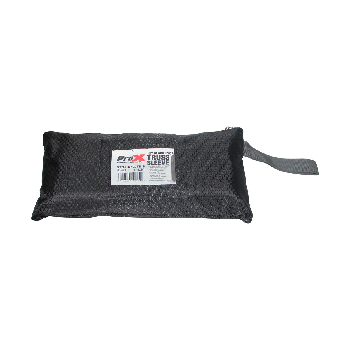 ProX Black 4.92Ft 1.50M Lycra Cover Scrim Sleeve fits 12In F34 Truss Segment.