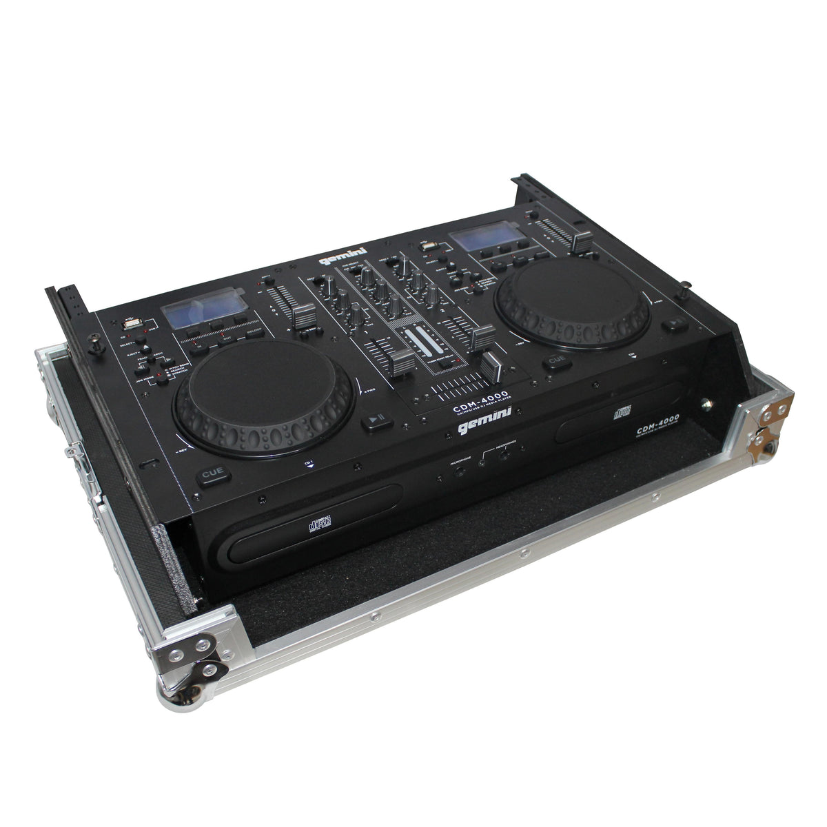 ProX Rack Mount 19" Mixer Case 7U Top Slant Removable Front Panel fits Gemini CDM-4000.