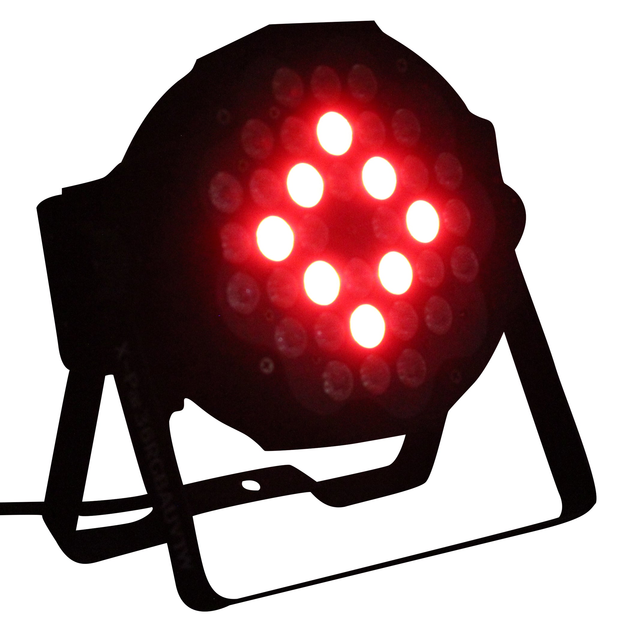 ProX Fusion RGBWA Par 36x 1W LED Slim Par Black Housing