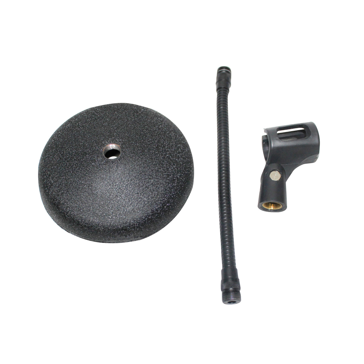 ProX Gooseneck Desktop Microphone Stand With 6" Round Base.
