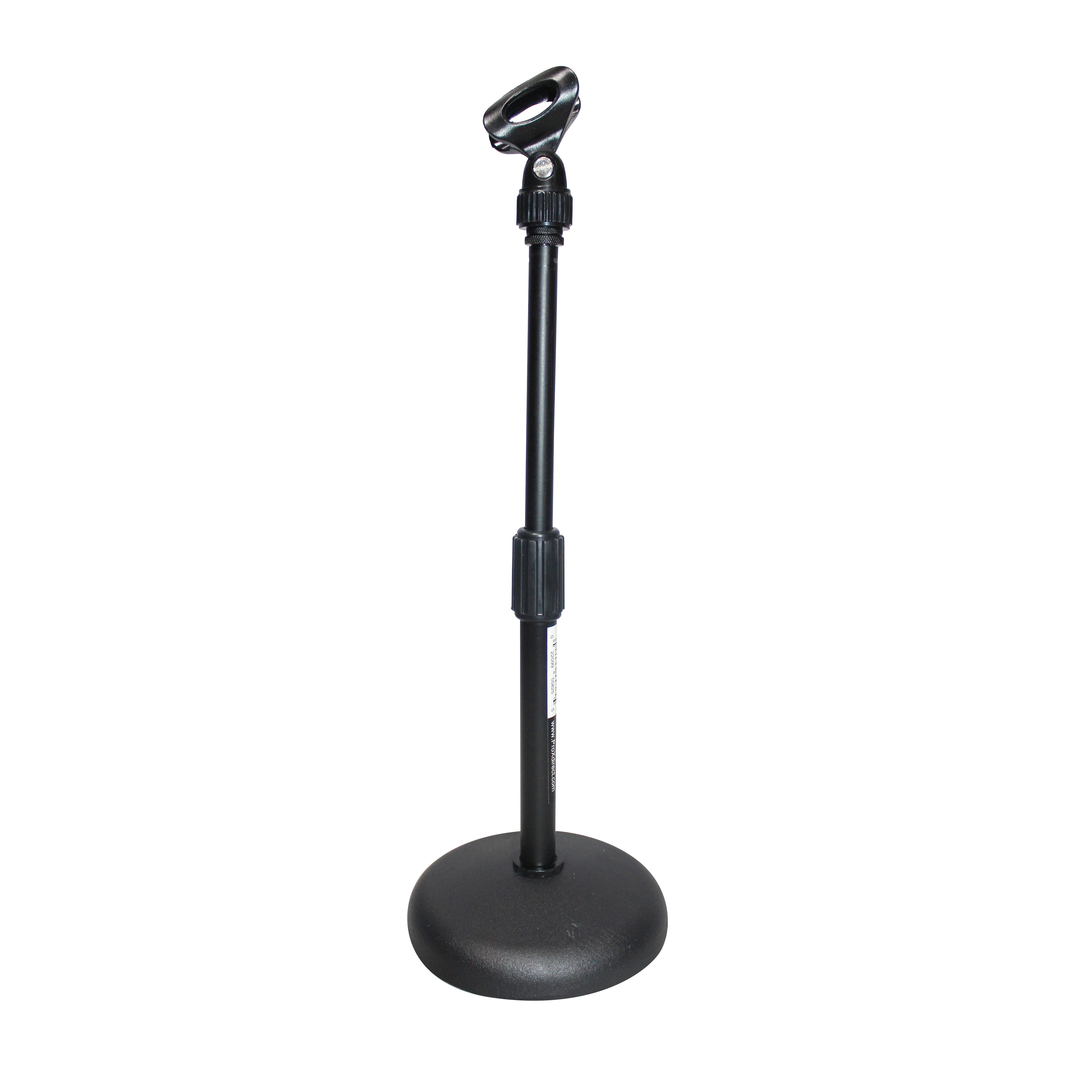ProX Desktop Microphone Stand with 6" Round Base