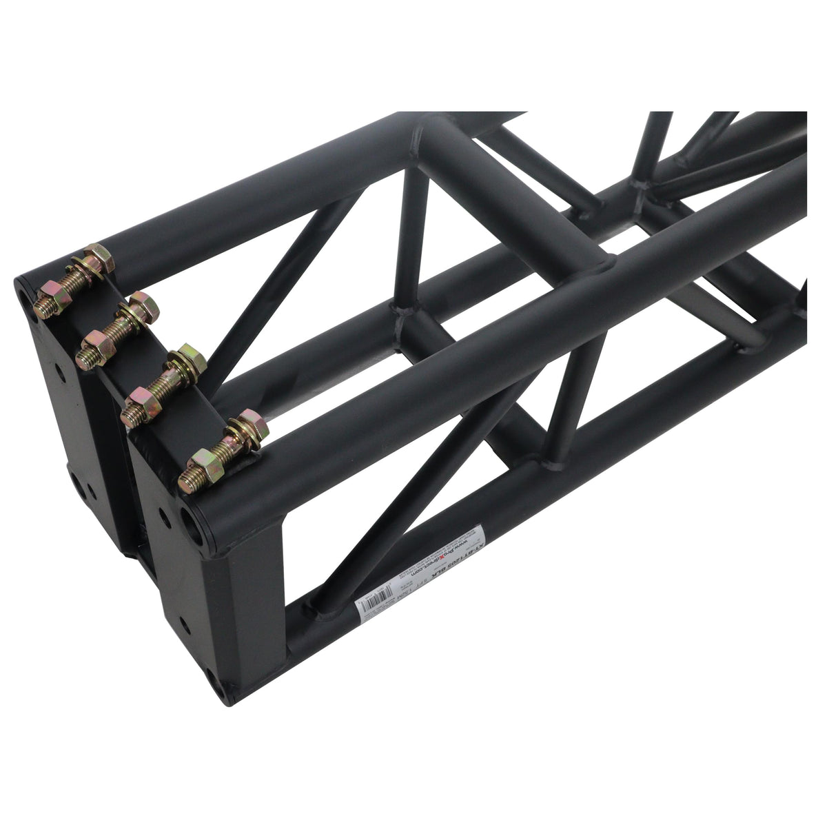 ProX 6Ft. BoltX Black Bolted 12 Inch Professional Box Truss Segment | 3mm Wall – Black Finish.