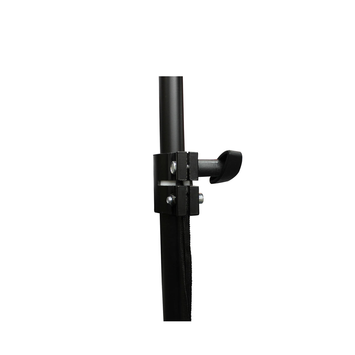 ProX Lightweight Height Adjustable DJ Lighting Stand with Square T-Bar – adjusts up to 9 Ft Height.